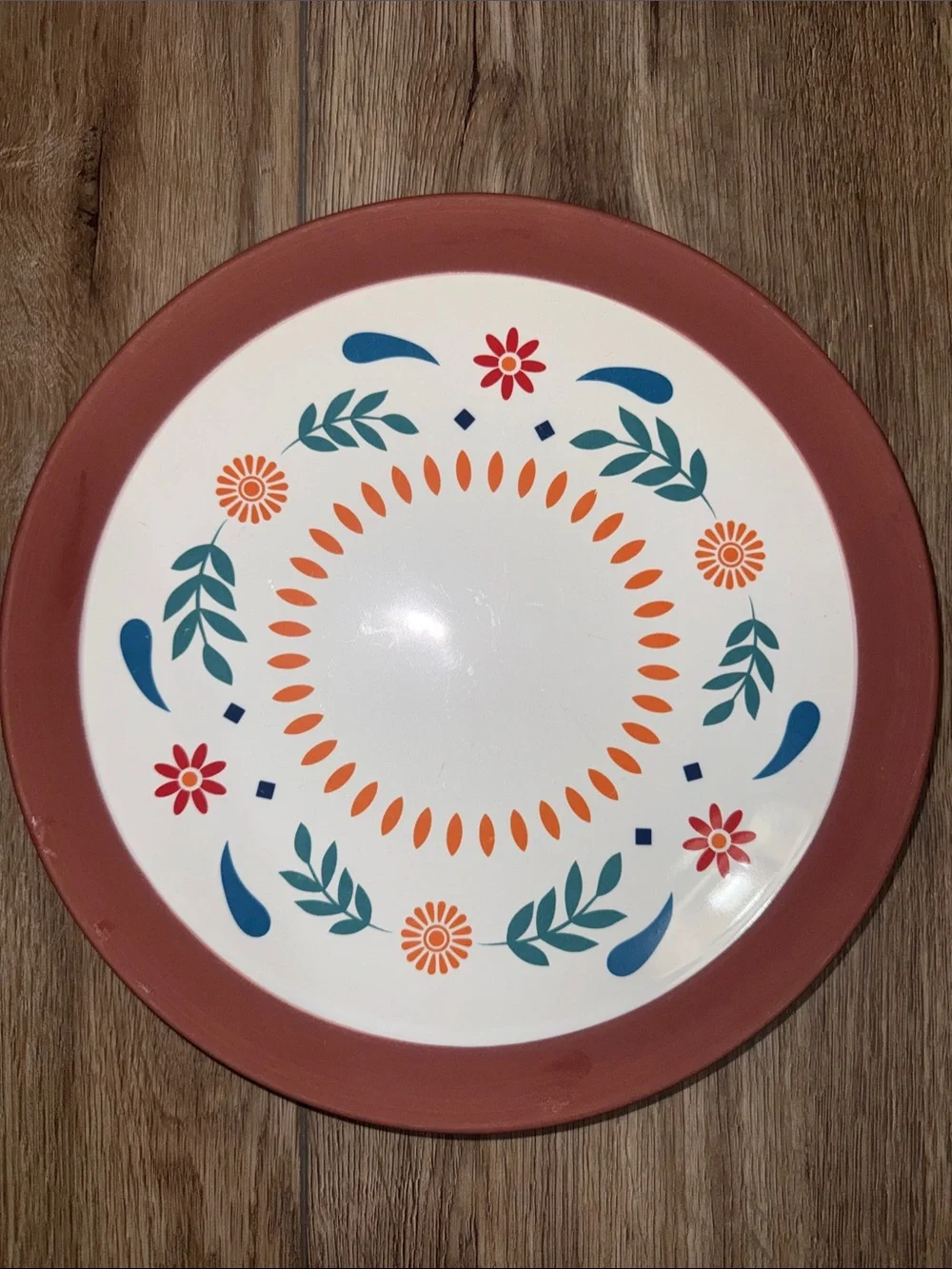 Mesa Mia CHAPALA by Jenny Martinez Mexican Style Stoneware Dinner Plates Set 4
